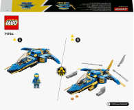 LEGO Ninjago 71784 Odrzutowiec ponaddźwiękowy Jay’a EVO - 1091251 - zdjęcie 3